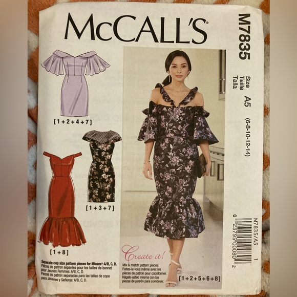 McCall’s Sewing Pattern 7835 - Picture 2 of 3